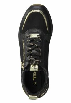 Tamaris Sneakers Laag - Black Gold -SchoenenPlezier 0eb99fa9b7fd44f9af2771803d258bea