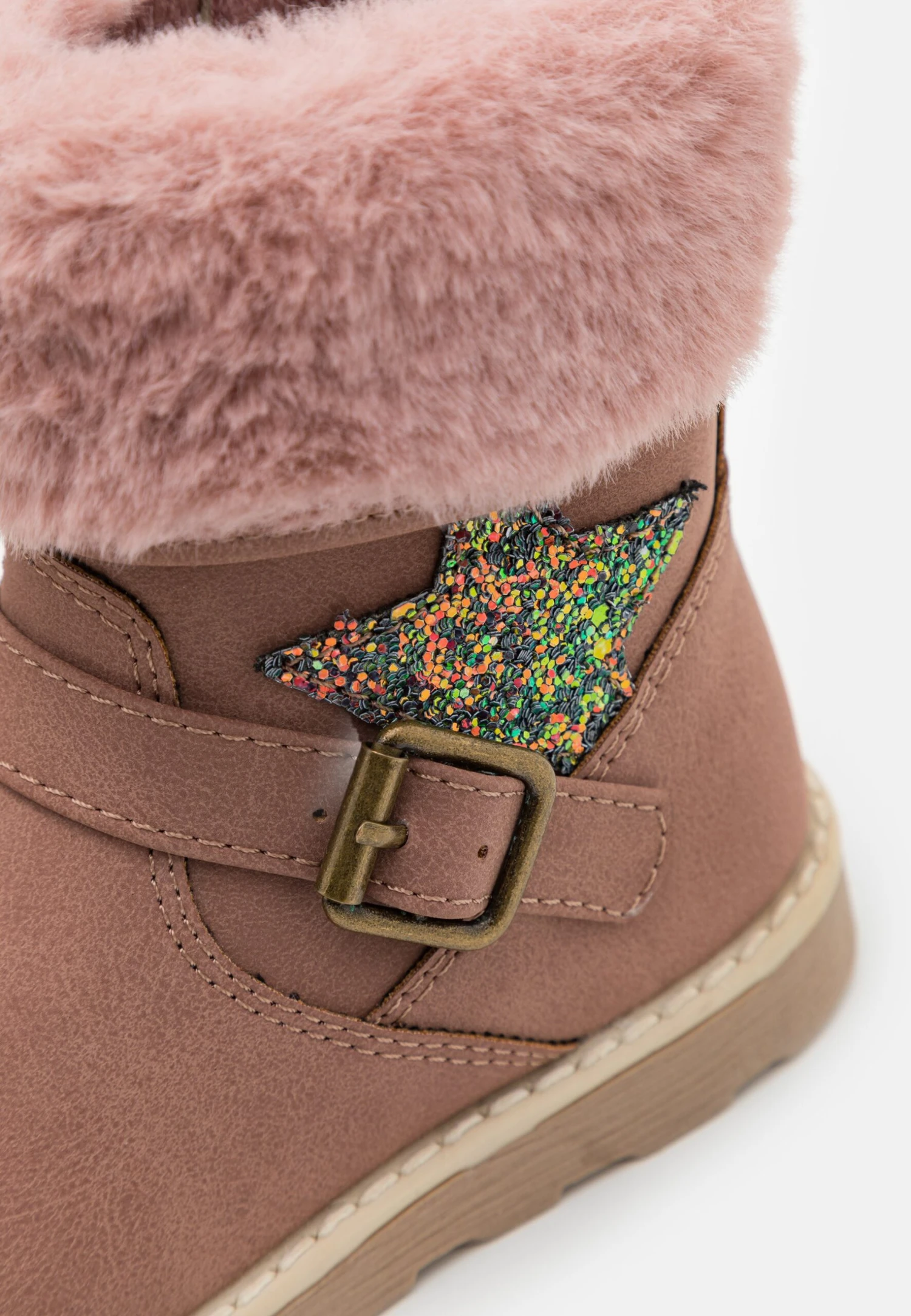 Friboo Korte Laarzen - Mauve 6 Friboo Korte Laarzen - Mauve - Afbeelding 6