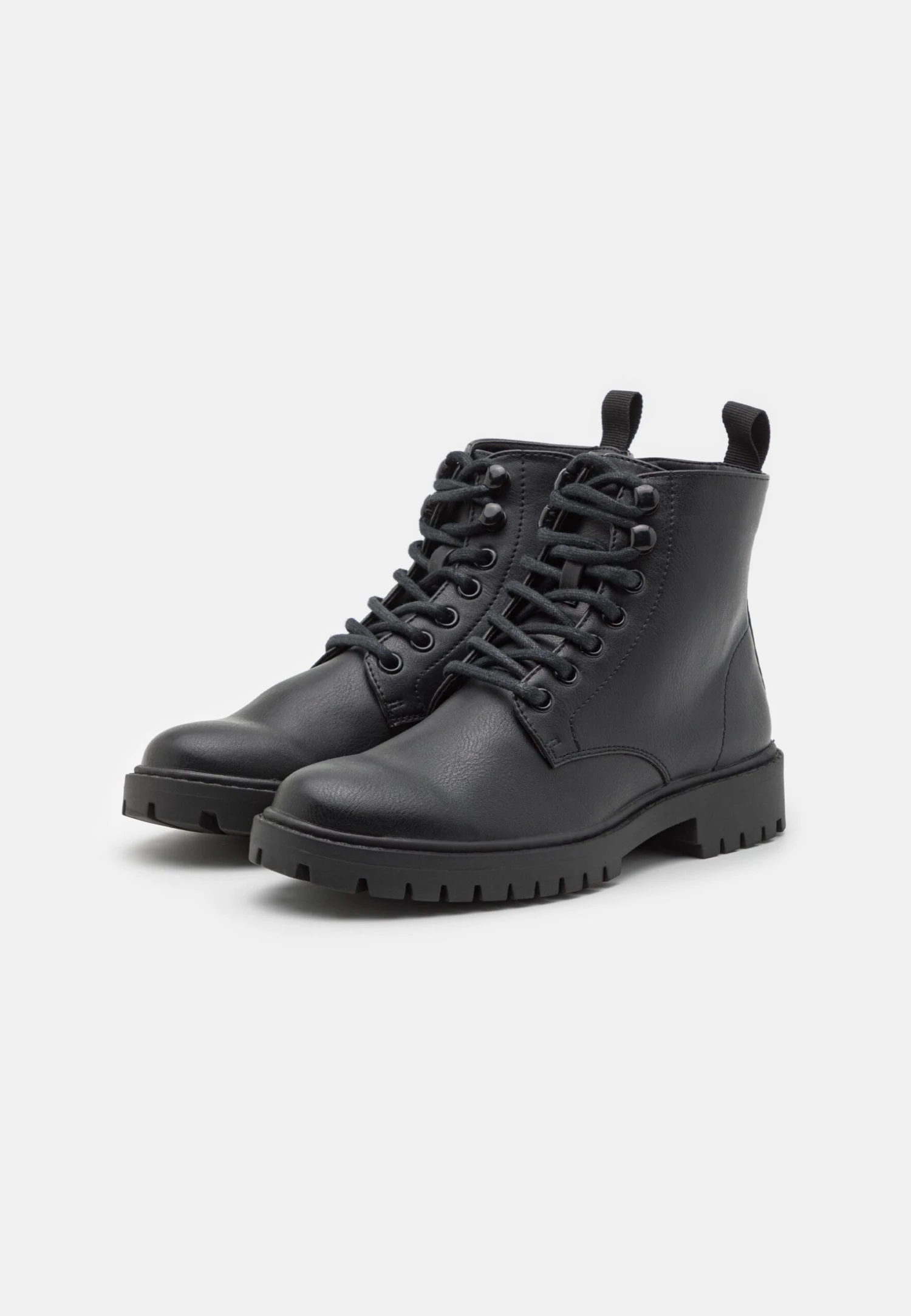 Pier One Unisex - Veterboots - Black 2 Pier One Unisex - Veterboots - Black - Afbeelding 2