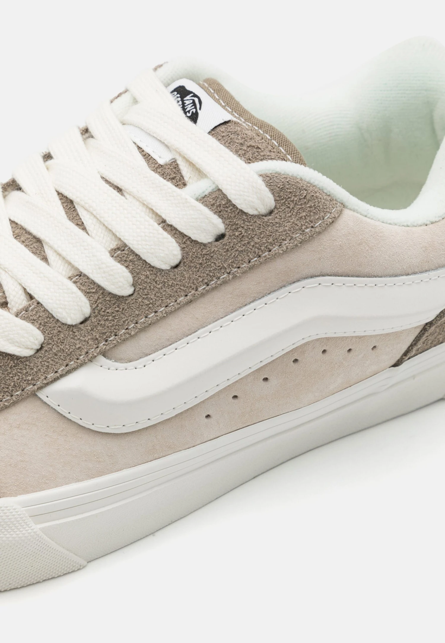 Vans Knu Skool Unisex - Skateschoenen - Beige/Light Brown/White 6 Vans Knu Skool Unisex - Skateschoenen - Beige/Light Brown/White - Afbeelding 6