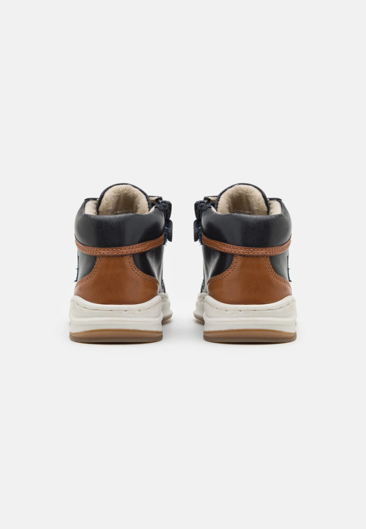 Friboo Leather - Sneakers Hoog - Dark Blue 3 Friboo Leather - Sneakers Hoog - Dark Blue - Afbeelding 3