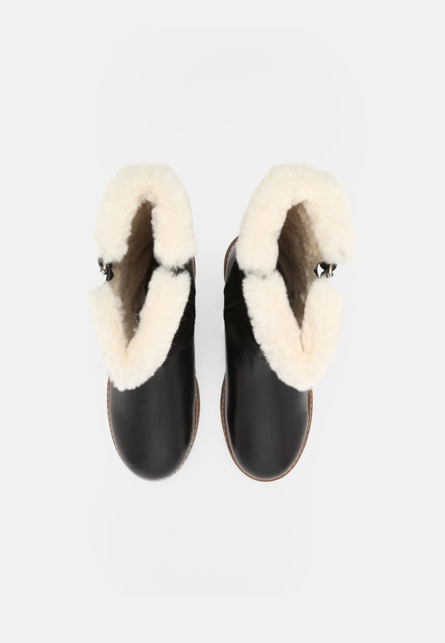 Friboo Leather - Snowboots- Black 4 Friboo Leather - Snowboots- Black - Afbeelding 4