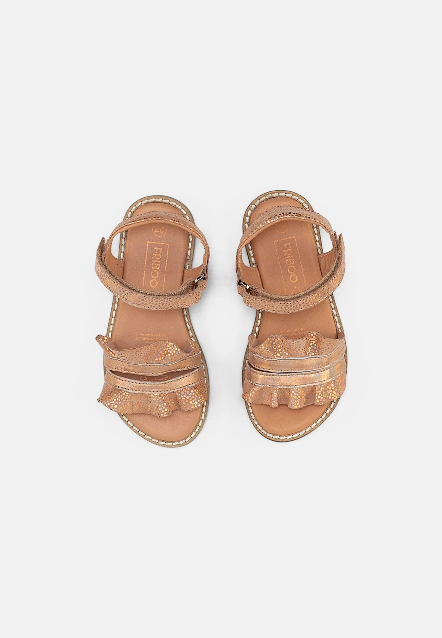 Friboo Leather Strappy Sandals - Sandalen - Rose Gold/Coloured 4 Friboo Leather Strappy Sandals - Sandalen - Rose Gold/Coloured - Afbeelding 4