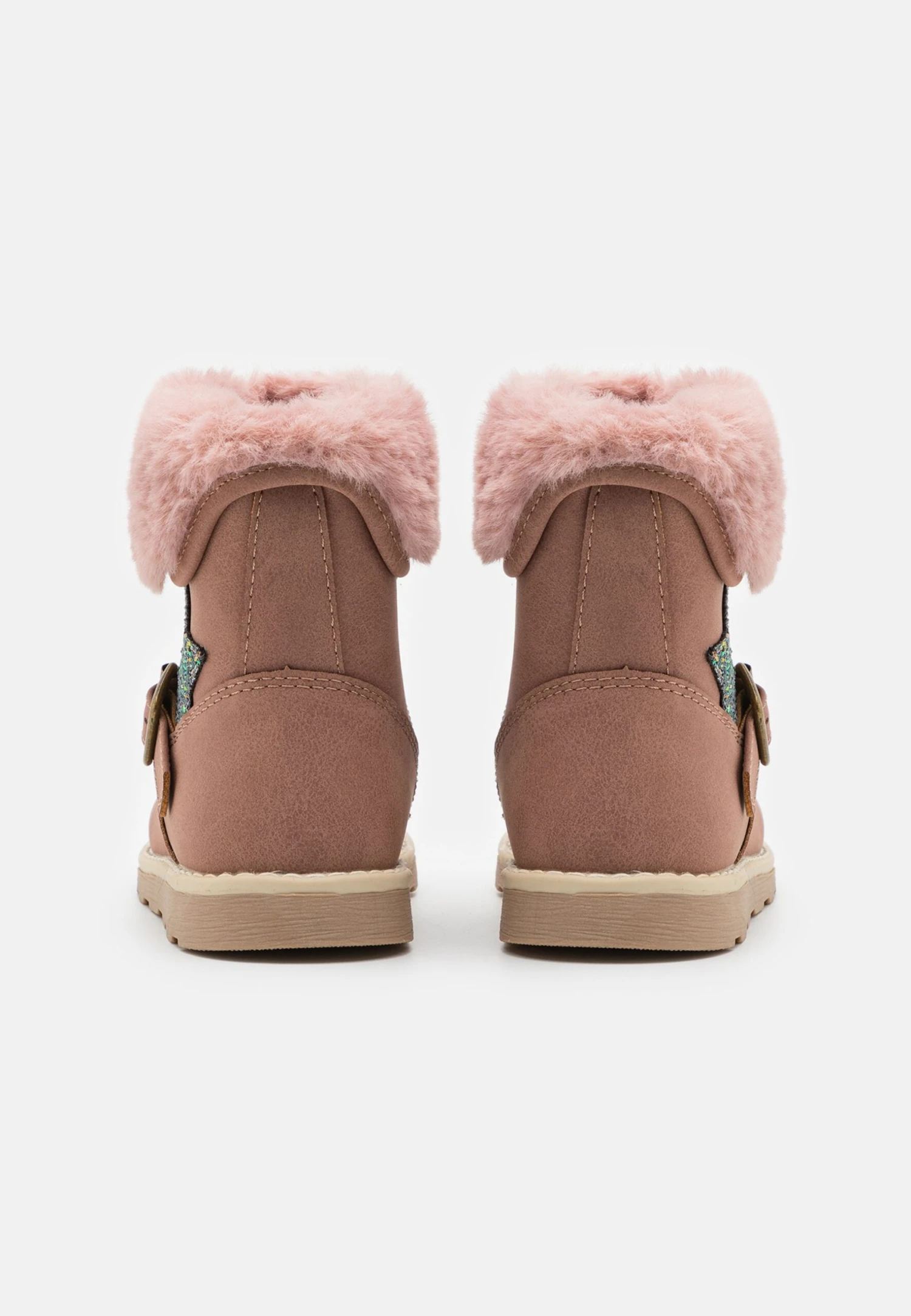 Friboo Korte Laarzen - Mauve 3 Friboo Korte Laarzen - Mauve - Afbeelding 3