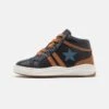 Friboo Leather - Sneakers Hoog - Dark Blue