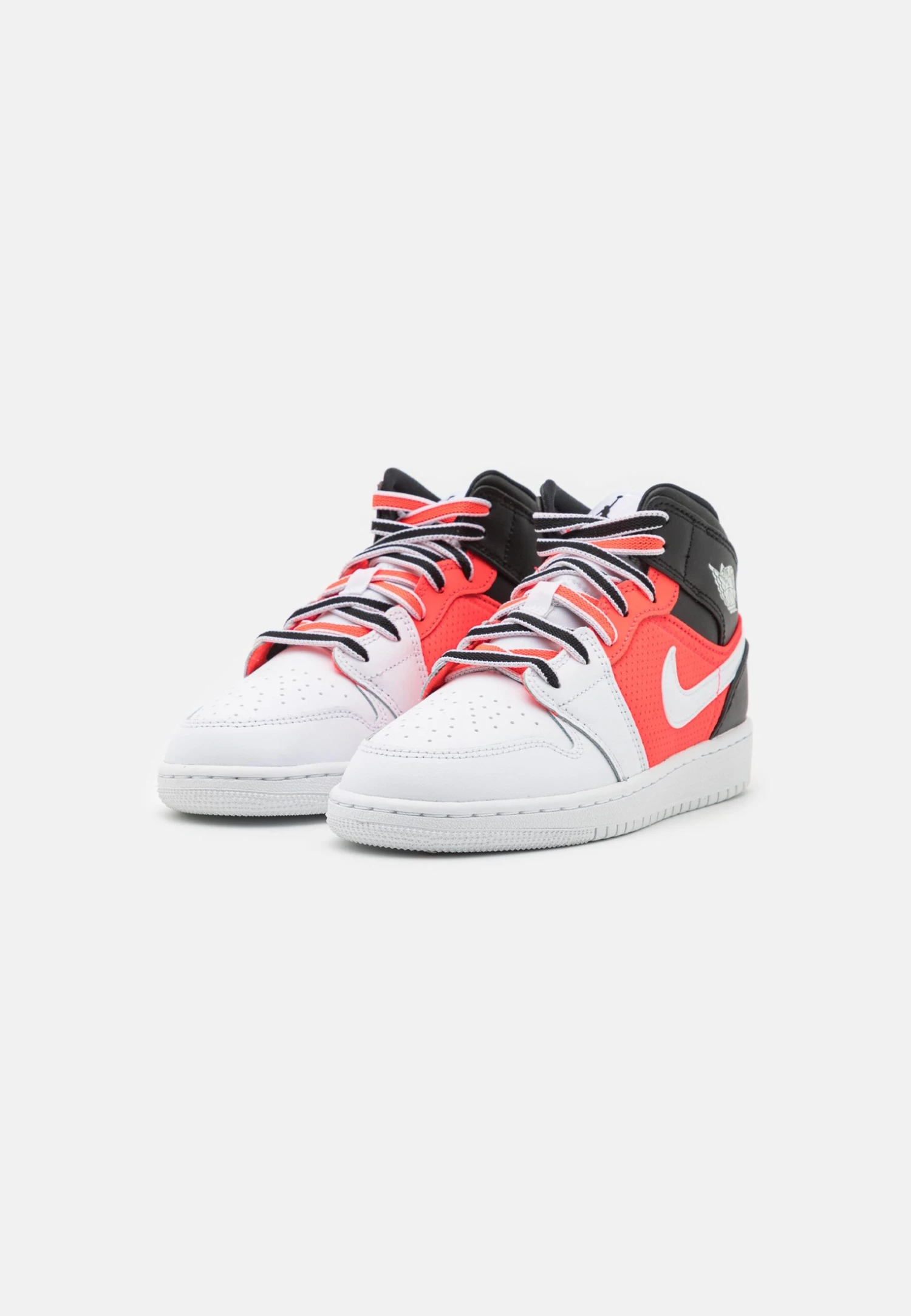 Air Jordan 1 Mid Unisex - Basketbalschoenen - Black/White/Infrared 2 Air Jordan 1 Mid Unisex - Basketbalschoenen - Black/White/Infrared - Afbeelding 2