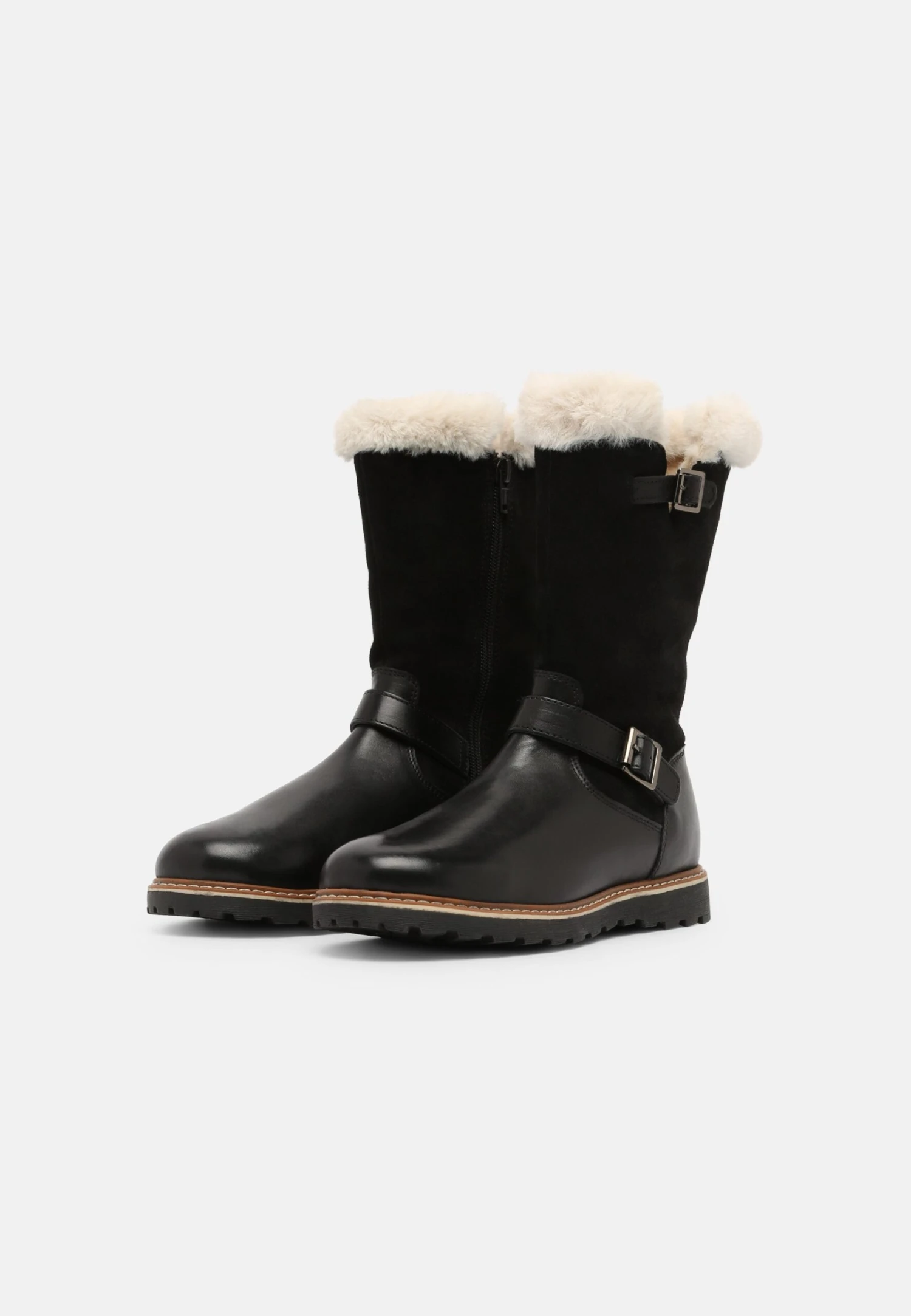 Friboo Leather - Snowboots- Black 2 Friboo Leather - Snowboots- Black - Afbeelding 2