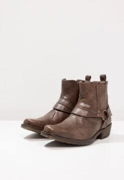 Mustang Cowboy-/Bikerlaarsjes - Braun -SchoenenPlezier 8e8911c872b24feb97a7736b47757411