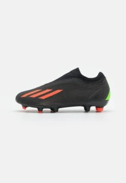 ADIDAS PERFORMANCE X Speedportal.3 Laceless Fg - Voetbalschoenen Met Kunststof Noppen - Core Black/Solar Red/Solar Green