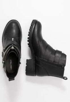 Anna Field Cowboy-/Bikerlaarsjes - Black -SchoenenPlezier af73c97767fb415fb7c80a846f41d692