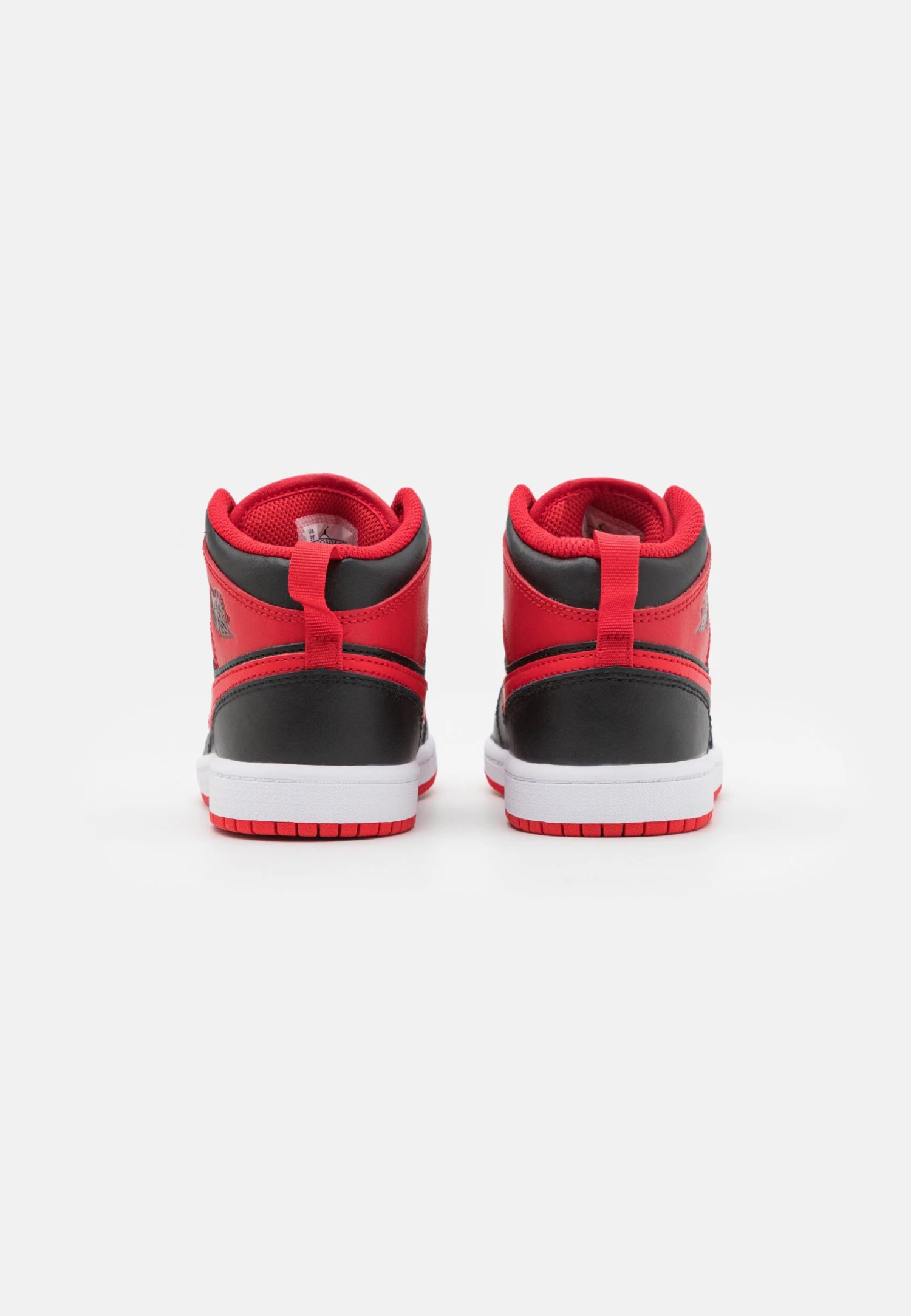Jordan 1 Mid Unisex - Basketbalschoenen - Black/Fire Red/White 3 Jordan 1 Mid Unisex - Basketbalschoenen - Black/Fire Red/White - Afbeelding 3