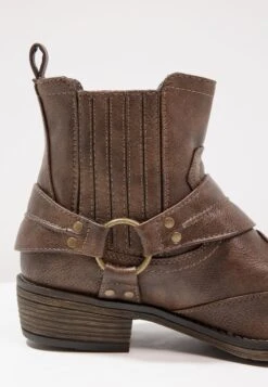 Mustang Cowboy-/Bikerlaarsjes - Braun -SchoenenPlezier cb4416406ea24d54bc788d2594512ed5