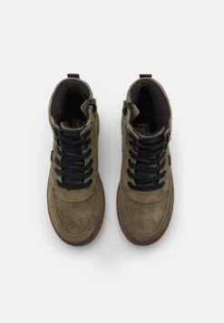 Friboo Leather - Veterboots - Khaki -SchoenenPlezier ceaaa599a05f4869abd8451200e3b9c4 scaled