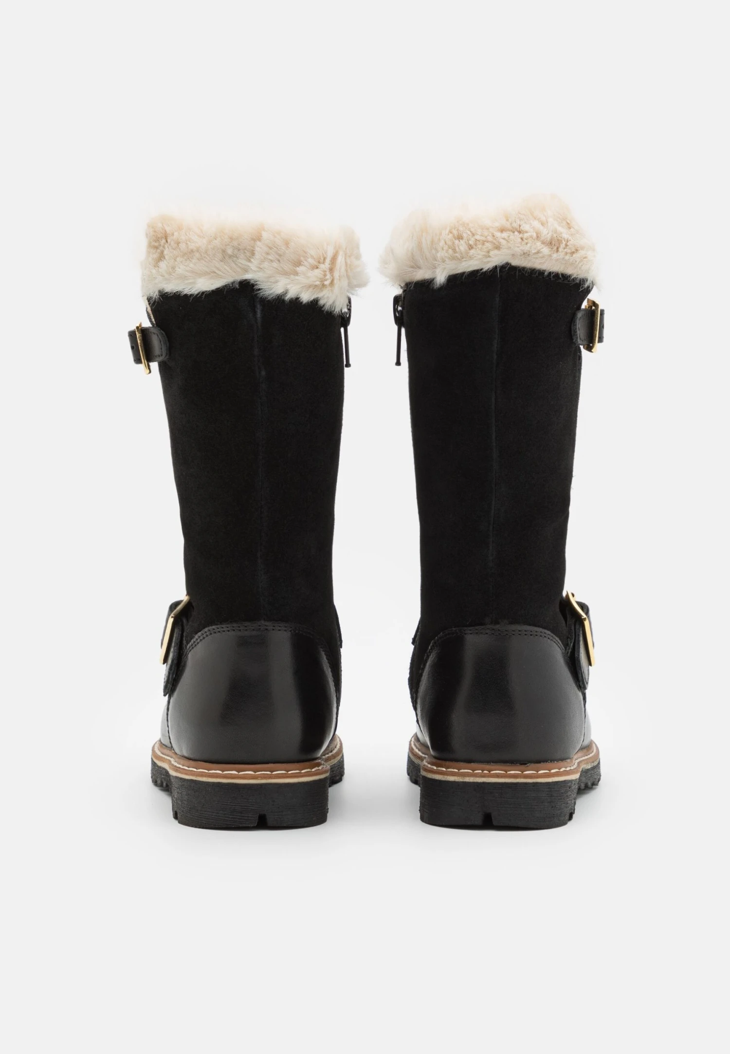 Friboo Leather - Snowboots- Black 3 Friboo Leather - Snowboots- Black - Afbeelding 3