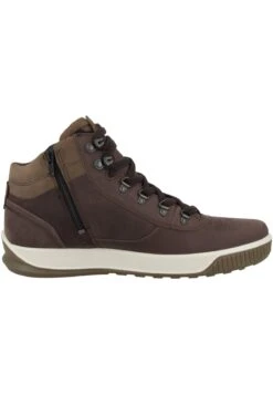 ECCO Sneakers Hoog - Chocolate-Cocoa Brown -SchoenenPlezier f8babeb93b8e4efaadc66cc5da552e0c