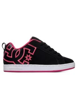 DC SHOES Court Graffik - Sneakers Laag - Black/Pink Stencil